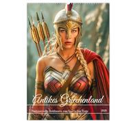 Antikes Griechenland - Fantasievolle Heldinnen von Sparta bis Troja (Wandkalender 2026 DIN A2 hoch), CALVENDO Monatskalender: Griechische Fantasieheldinnen der Antiken Welt
