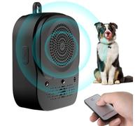 Antiladridos para Perros, 2024 Dispositivo Antiladridos Ultrasónicos, 4 Niveles de Frecuencia Dispositivo Antiladridos con Silbato, 50FT Ultrasónico Anti ladridos Disuasivos Perros, Interior Exterior