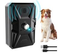 Antiladridos para Perros, Dispositivo Antiladridosultrasonido para,3 Niveles de Frecuencia Dispositivo Antiladridos con Silbato, 33 Pies Ultrasónico Antiladridos Disuasivos Perros Perros Collar