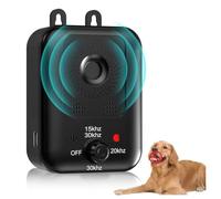 Antiladridos para Perros Ultrasonidos, Dispositivo Repelente con 3 Frecuencias, Ahuyentador de Perros Auto Detención, Efectivo para Interior y Exterior, Para Perros Pequeños, Medianos y Grandes