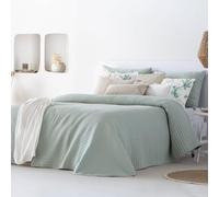Antilo Colcha Bouti Modelo Linette de Fundeco Primavera otoño (Verde, Cama 150/160 (250 x 270 cm.))