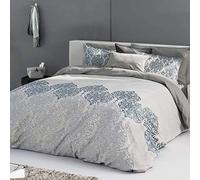 Antilo - Funda nórdica Amara Cama 150 Cm con Almohada Partida - Color Azul (Juego Duvet 2 Piezas con Saco nórdico y Funda de Almohada)