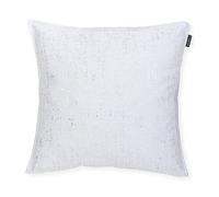 ANTILO TEXTIL - Funda Cojín 45x45 cm - Diseño Clásico y Elegante - Color Plata - Cierre con Cremallera - No Incluye Relleno (Arine Plata)