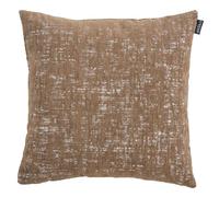 ANTILO TEXTIL - Funda Cojín 45x45 - Diseño Jaspeado - Color Camel - Cierre con Cremallera - No Incluye Relleno (Aristen Camel)