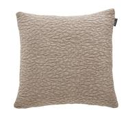 ANTILO TEXTIL - Funda Cojín 45x45 - Diseño Liso Texturizado - Color Beige - Cierre con Cremallera - No Incluye Relleno (Dunia Beige)