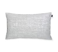 ANTILO TEXTIL - Funda Cojín 50x30 cm - Diseño Clásico y Elegante - Color Gris - Cierre con Cremallera - No Incluye Relleno (Arine Gris)