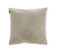 ANTILO TEXTIL - Funda Cojín 50x70 - Diseño Terciopelo Mate - Color Natural - Cierre Cremallera - No Incluye Relleno (Polenta Natural)