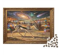 Antílope del Desierto Puzzle de 1000 Piezas Papel para Adultos Bazar Estrellado Puzzle para Toda la Familia Relajación Decoración Hogar Regalo 38x26cm/1000pcs