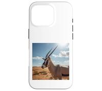 Antílope Oryx Árabe Gemsbok Animal Espíritu Sudafricano Carcasa para iPhone 16 Pro