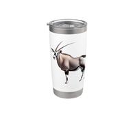 Antílope Oryx de Gemsbok Vaso térmico de acero inoxidable de doble pared