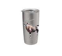 Antílope Oryx de Gemsbok Vaso térmico de acero inoxidable de doble pared