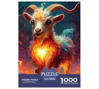 antílope Puzzle 1000 Piezas para Pasatiempo Creativo Regalo Diversión Obra De Arte Rompecabezas Desafiante Noches De Juegos para Adultos Y Niños 38x26cm/1000pcs