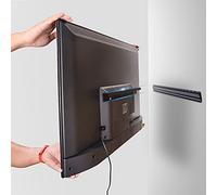 Antimbee Soporte TV Pared para Pantallas de 13-55”, hasta 45 kg, Máx VESA 400x400mm, Pulgadas de LED LCD OLED Plasma Plano/Curvado, Soporte Pared TV sin Tachuelas para Ahorrar Espacio