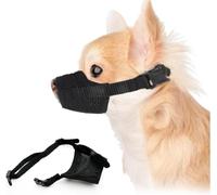 Antimordedura de perro Muzzle, bozal de nailon ajustable, bozal para perros pequeños para Chihuahua Hiromi Yorkshire Doberman Pinscher, circunferencia del hocico 18-22cm-XL