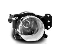 Antiniebla Carcasa Lámpara Antiniebla Delanteros Transparente Conjunto Automáticos Bombillas para Serie 3 5 6 E60 E61 E90 E91 323i 325i 525i(Izquierda)