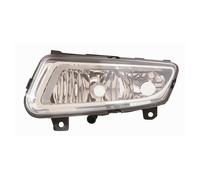 Antiniebla delantera derecha para VW Polo 2009 2013 cromado con luz diurna.