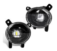 Antiniebla Delanteras Para BMW F20 F21 F22 F23 F30 F31 F32 F33 F34 F36 Conjunto De Faros Antiniebla LED Con Lente Angel Eyes Halógenos Para Parachoques Delantero 12 V Luz Niebla Delantera(LED Lens Whi