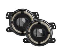 Antiniebla Delanteras para Jeep para Wrangler JK para Grand para Cherokee 2007-2013 Faros Antiniebla LED Redondos De 2 X 4 Pulgadas Coche Delantero Antiniebla