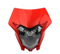 Antiniebla Moto Accesorios Faros Delanteros Para Motocicleta Dirt Bike LED Faro Delantero Universal Para CRF 150 230 250 300 450(LED Red)