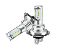 ANTIOCH 2X H7 LED Faros Delanteros 6000K Super Blanco 110W 8000LM Kit de Faros Antiniebla Kit de Bombillas de Luz y Baja