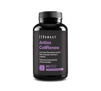 Antiox CellRenew con Trans-Resveratrol, CoQ10, NAC, Granada, Vitamina C y Selenio - Antioxidante y Apoyo a la Energía Celular, 90 Cápsulas Veganas - Zenement
