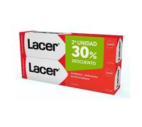 Lacer Pasta dental Acción antiplaca, anticaries y antimicrobiana Duplo 2 x 125 ml