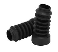 Antipolvo de la Horquilla Delantera, Amortiguador, Cubierta Antipolvo, Frente a Prueba de Polvo para Motocicleta (Negro)