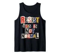 Antipropaganda Vintage Resiste Esto no es una Resistencia Normal Camiseta sin Mangas