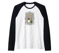 Antique Bottle Hunter Digging The Privy Excavator Camiseta Manga Raglan