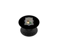 Antique Bottle Hunter Digging The Privy Excavator PopSockets PopGrip Adhesivo