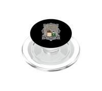 Antique Bottle Hunter Digging The Privy Excavator PopSockets PopGrip para MagSafe