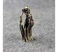 Antique Cobre Dharma Té Mascota Dharma Escultura Buda Estatua Decoración Decoración del hogar Accesorios del hogar Budista Zen Ornamentos creativos Collection