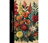 Antique Floral Journal: 120 Lined pages with decorative flourish, notebook, diary, gift, for school, office supplies