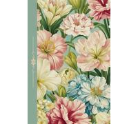 Antique Floral Journal - Spring Flowers: 120 lined pages with a decorative flourish motif, notebook, diary, for school, office supplies, gift