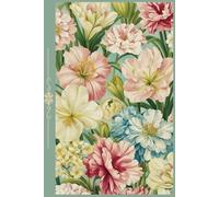 Antique Floral Journal - Spring Flowers: 120 lined pages with a decorative flourish motif, notebook, diary, for school, office supplies, gift