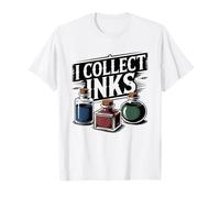 Antique Ink Bottle Collector Vintage Glass Inkwells Inkwell Camiseta