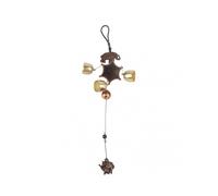 Antique Metal Elephant Windchime Church Bells Wind Chimes Door Hanging Decoration