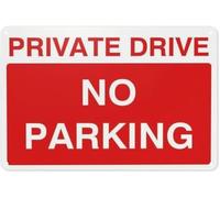 Antique Owned Lane Keep Clear Metal Sign For Home Entry 12x8 Inch