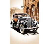 Antique-Style Journal for Men - Vintage Notebook for Daily Writing 6x9 inch 120 lined pages: Old-world design for timeless thoughts, notes, and creativity