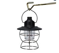 Antique Style Light - Adjustable Brightness Flickering Flame, Waterproof Night Illumination, Rustic Battery Powered Lantern | Decorative Outdoor Beacon For Backyard Trekking Trail Exploration Exterior