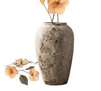 Antique Vases Flowers | Ceramic Desk Decor | Vase Pot Table Centerpiece | For Interior Designers Collectors Apartment Dressing Table Mantel Bookshelf Living Room Bedroom Office