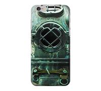 Antique Vintage Deep Sea Diver Helmet Funda Carcasa Case para iPhone 6 Plus iPhone 6s Plus