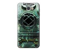 Antique Vintage Deep Sea Diver Helmet Funda Carcasa Case para Samsung Galaxy J7 Prime