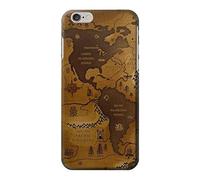 Antique World Map Funda Carcasa Case para iPhone 6 Plus iPhone 6s Plus