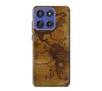 Antique World Map Funda Carcasa Case para Motorola Moto G Stylus 5G (2025), Edge 60 Stylus