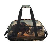 Antiquity Animal Dinosaur - Bolsas de lona para niñas y niños, bolsa de viaje de fin de semana de 24 L, bolsa de deporte para gimnasio, práctica, color, 24 L, Organizador de bolsas