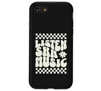 Antiracista Ska Punk 2 Tonos Ajedrez Cuadros OI Rude Boy Carcasa para iPhone SE (2020) / 7/8