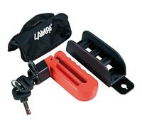 ANTIRROBO BLOQUE DISCO CON PERNO DE 10mm ROJO