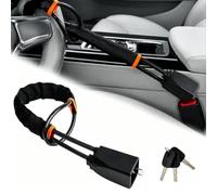 Antirrobo Candado para Volante para Benz E Class Coupe C238 2018-2023, Bloqueo de Dirección Alta Visibilidad Antirrobo Coche Doble Seguridad Universal,Black