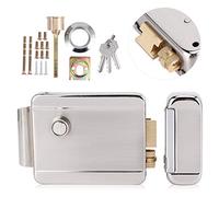 Antirrobo Cerradura de puerta antirrobo DC12V Entrada de puerta Cerradura eléctrica de control de acceso Cerradura eléctrica para escuelas para hoteles para el hogar